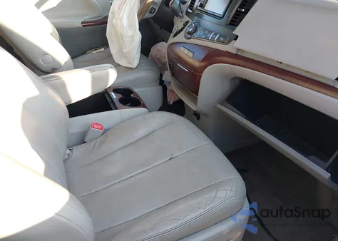 2012 Toyota Sienna Xle 7 Passenger z USA, uszkodzony, nr VIN 5TDDK3DCXCS047622